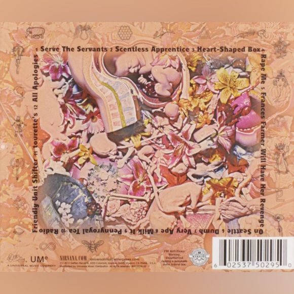 Nirvana. In Utero [CD] NEW!!! - Picture 2 of 2